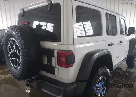 2024 Jeep Wrangler 4-Door Rubicon 4X4 z USA, uszkodzony, nr VIN 1C4PJXFG7RW334190